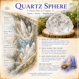 Quartz Sphere (miðlungs)