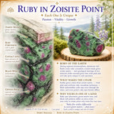 Rubin in Zoisit-Punkt