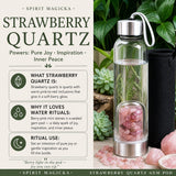 Strawberry Quartz Gem Pod Vatnsflaska 💧