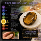 Ekki hafa áhyggjur Stones Chakra Set Pouch Set