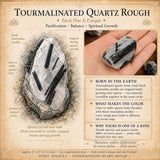 Tourmalinated Quartz gróft