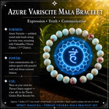 Hals Chakra Mala armbåndssæt🌈