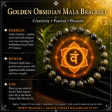 Sacral Chakra Mala armbåndssæt🌈