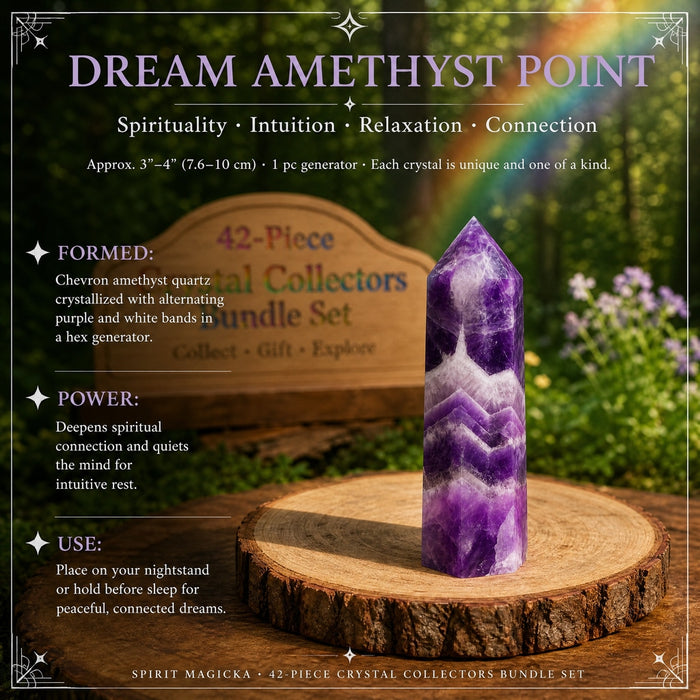 Dream Amethyst crystal point