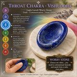 Ekki hafa áhyggjur Stones Chakra Set Pouch Set