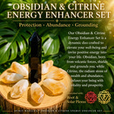 Obsidian & Citrine Energy Enhancer Set