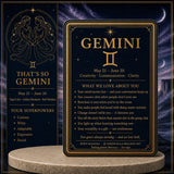 ♊ Gemini - 21. maj - 20. juni - Stjernetegn Astrologi krystalarmbånd sæt