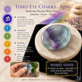 Ekki hafa áhyggjur Stones Chakra Set Pouch Set