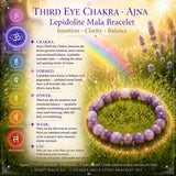 7-stykki Mala Bead Armband Chakra Set (armband fyrir hvert Chakra)