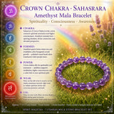 7-stykki Mala Bead Armband Chakra Set (armband fyrir hvert Chakra)