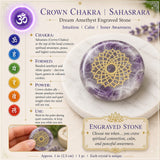 7-Chakra Engraved Crystal Stone Set