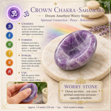 Ekki hafa áhyggjur Stones Chakra Set Pouch Set