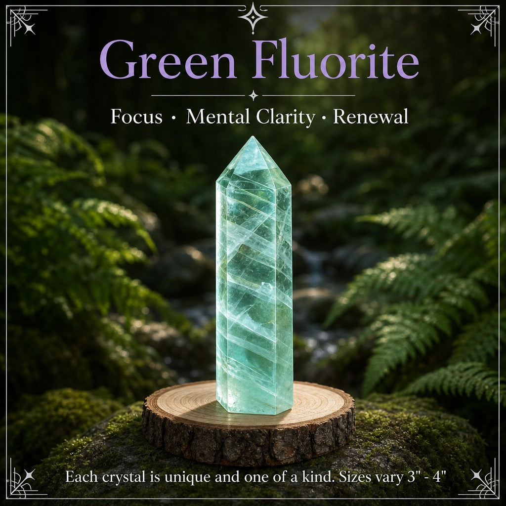 GREEN FLUORITE · point