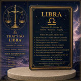 ♎ Vægten - 23. september til 22. oktober - Stjernetegn Astrologi krystalarmbånd sæt