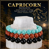 ♑ Stenbukken - 22. december - 19. januar - Stjernetegn Astrologi krystalarmbåndsæt
