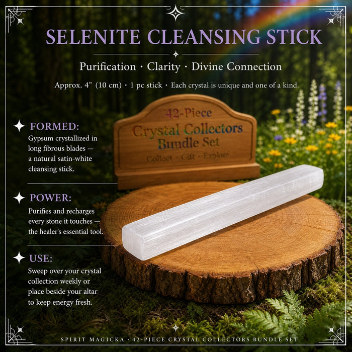 Selenite cleansing and charging stick