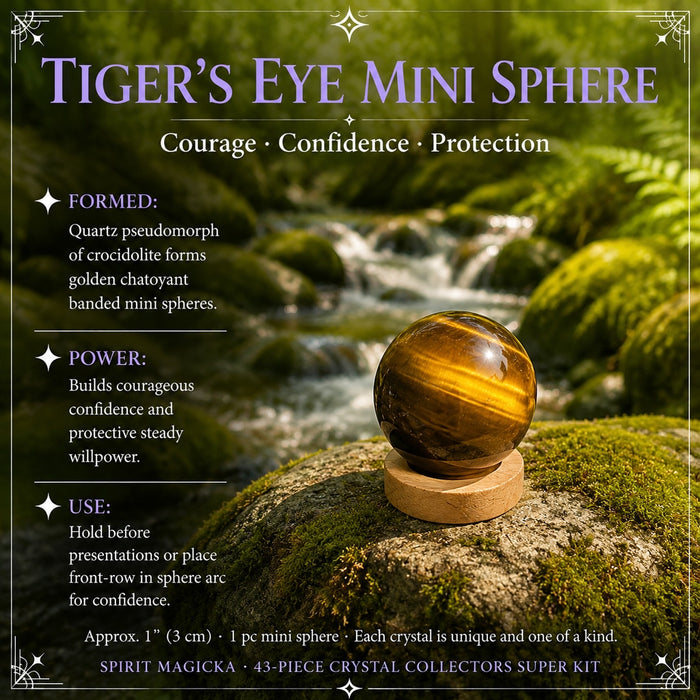 Tiger’s Eye mini sphere