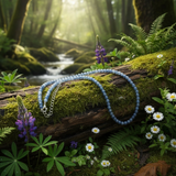 Blauer Aventurin - Halskette mit Stein des 5. Chakras