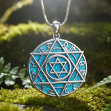 Z ARRON DESIGN Serenity Moonstone kobbertråd vedhæng halskæde