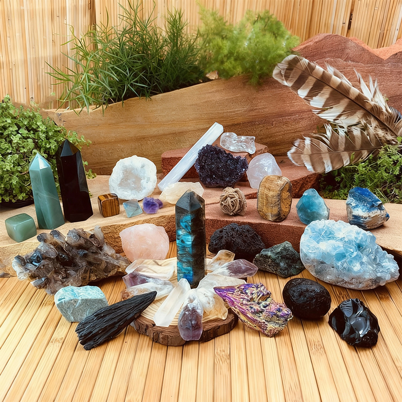Kit de collectionneurs de cristaux ultimes de 36 pièces🤩