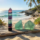 Z ARRON DESIGN Serenity Mondstein Kupferdraht-Anhänger-Halskette