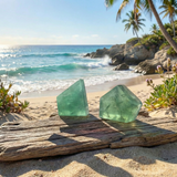 Z ARRON DESIGN Serenity Mondstein Kupferdraht-Anhänger-Halskette