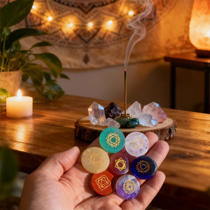 Selenite Serenity Light + Chakra Stones Set - 70% Off