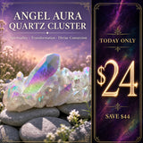 Amas de quartz Angel Aura 👉 75 % de réduction