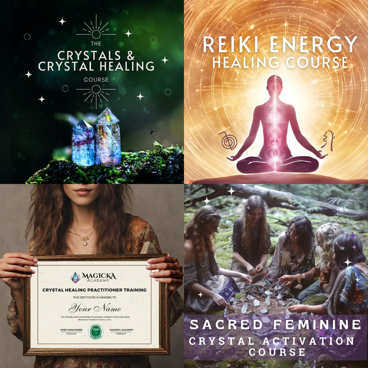 Crystal Healing Course & Magicka Academy All Access Pass