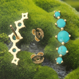 Z ARRON DESIGN Serenity Moonstone kobbertråd vedhæng halskæde