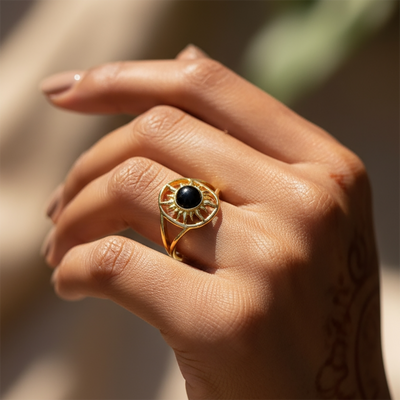 Z ARRON DESIGN Serenity Moonstone Koparvír Hengiskraut Hálsmen