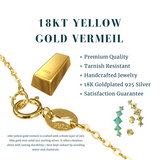 Z ARRON DESIGN Serenity Moonstone kobbertråd vedhæng halskæde