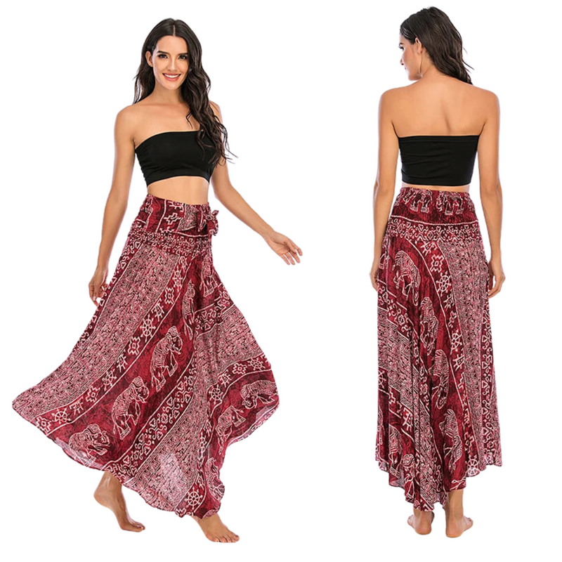 Boho Skirt 2-in-1 Halter Dress