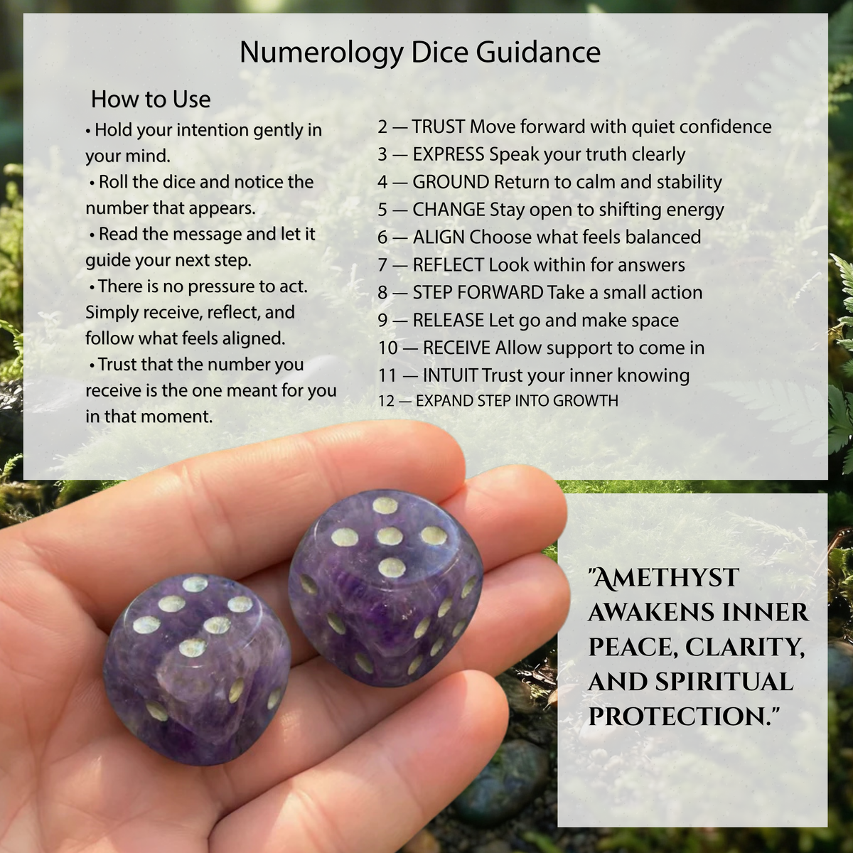 🎲 Amethyst — Intention & Decision Dice
