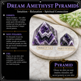 Traum-Amethyst-Pyramide – mittelgroß