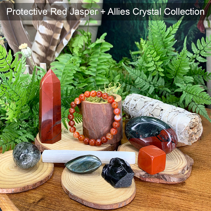 Verndandi Red Jasper + Allies Crystal Collection