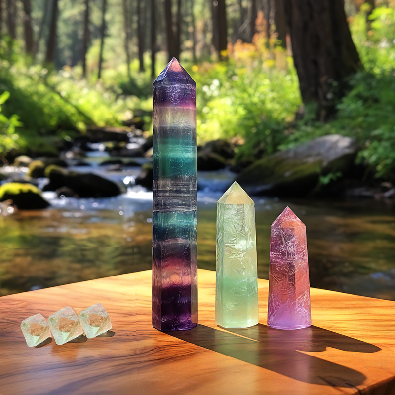 Ensemble de 3 cristaux Trinity