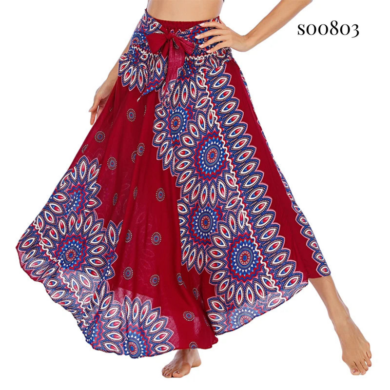 Boho Skirt 2-in-1 Halter Dress