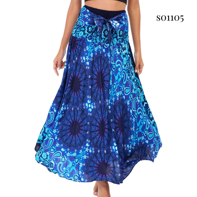 Boho Skirt 2-in-1 Halter Dress