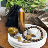 FREE GIVEAWAY! Tiger's Eye Crystal Set + Bracelet (Just Pay Cost of Shipping)