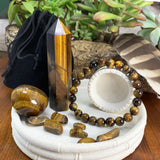 FREE GIVEAWAY! Tiger's Eye Crystal Set + Bracelet (Just Pay Cost of Shipping)