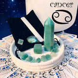 ♋ Cancer - 21 juin - 22 juillet - Ensemble Zodiac Crystal Fusion avec pochette