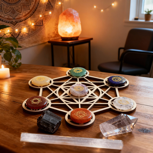 ✨Set iniziale della lezione di guarigione con i cristalli della Magicka Academy