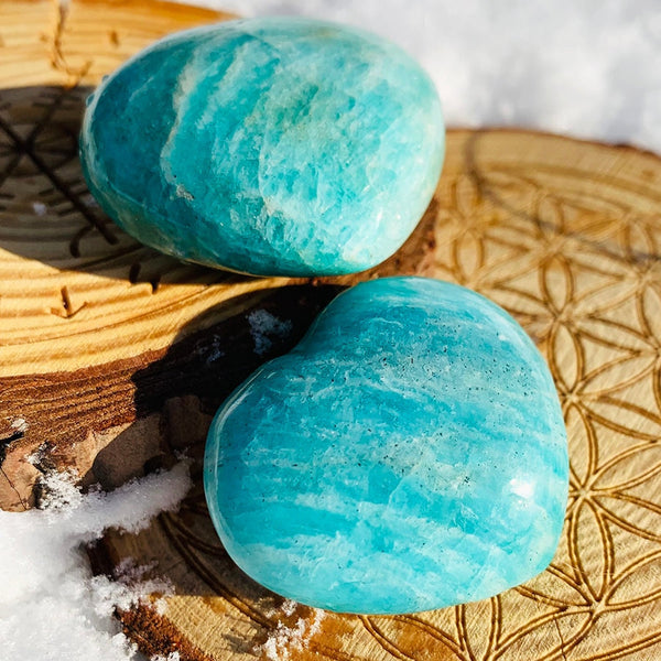 Amazonite Heart