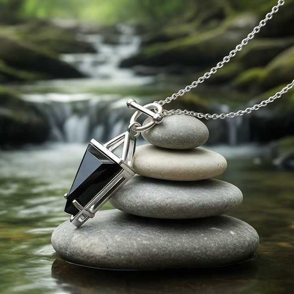 Z ARRON DESIGN Serenity Moonstone Koparvír Hengiskraut Hálsmen