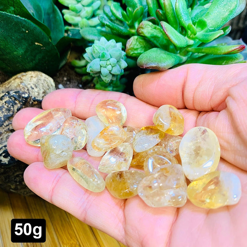 Brazilian Citrine Mini Gemstones (50 Gram / 1.7oz. Lot)