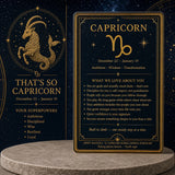 ♑ Stenbukken - 22. december - 19. januar - Zodiac Crystal Fusion Sæt med etui