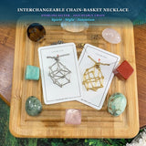 Collier panier-chaîne interchangeable