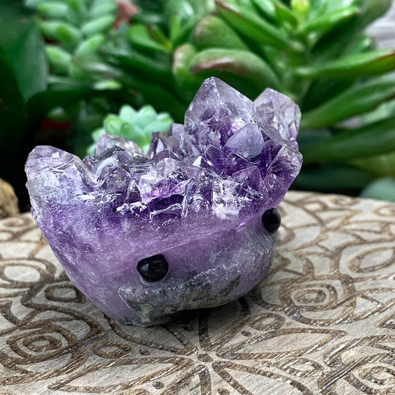 Crystal Amethyst Hedgehog Pet (ADOPT ME PLEASE) 🥰 - carving