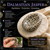 Dalmatian Jasper Áhyggjusteinn